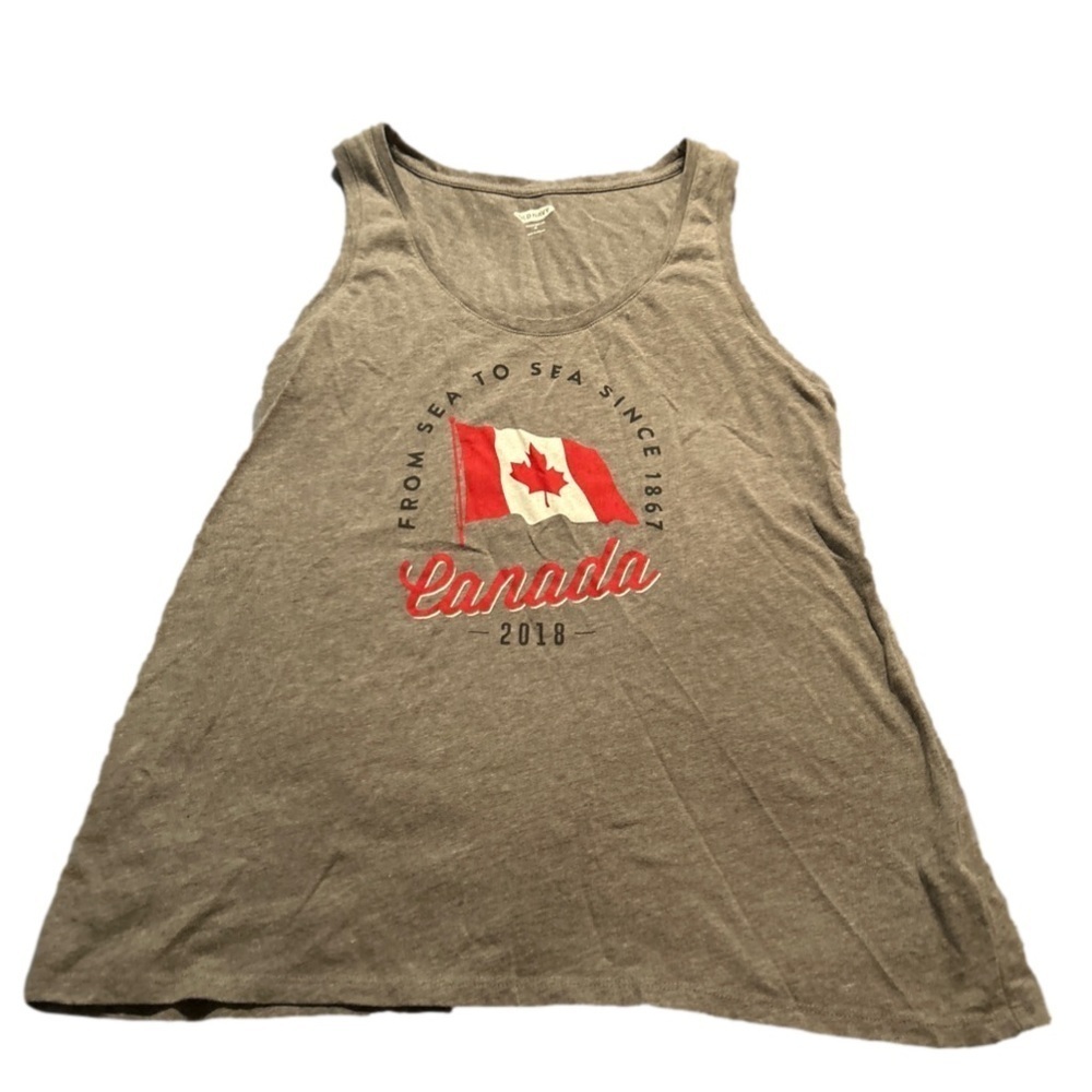 Women’s Old Navy Grey Canada Sleeveless Shirt